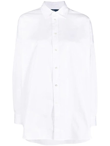 Polo Ralph Lauren Button-Up Curved Hem Shirt
