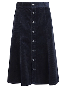 Polo Ralph Lauren Corduroy A-Line Midi Skirt