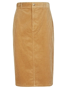 Polo Ralph Lauren Corduroy High-Waist Pencil Midi Skirt