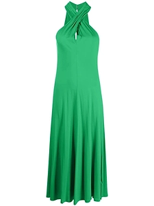 Polo Ralph Lauren Halterneck Sleeveless Midi Dress