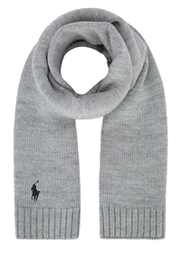 Polo Ralph Lauren Kids Logo Embroidered Knitted Scarf