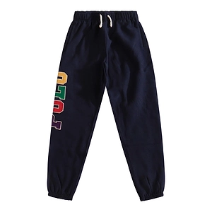 Polo Ralph Lauren Kids Logo Flocked Drawstring Track Pants