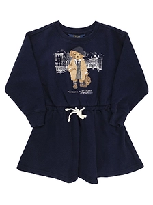 Polo Ralph Lauren Kids Polo Bear Sweatshirt Dress