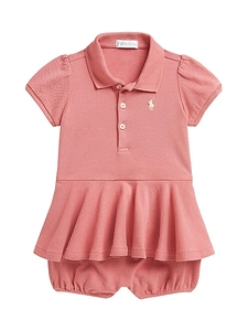 Polo Ralph Lauren Kids Ruffled Polo Jumpsuit