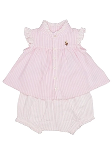 Polo Ralph Lauren Kids Strknoxset Ruffled Short Set