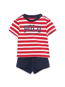 Polo Ralph Lauren Kids Striped Crewneck Tracksuit