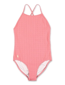 Polo Ralph Lauren Kids Textured One-Piece Beachwear