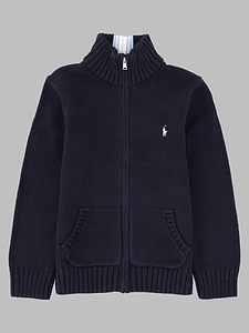 Polo Ralph Lauren Kids Zip Mock-Neck Cardigan