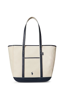 Polo Ralph Lauren Logo Embroidered Tote Bag