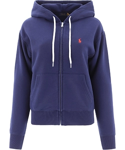 Polo Ralph Lauren Logo Embroidered Zipped Hoodie