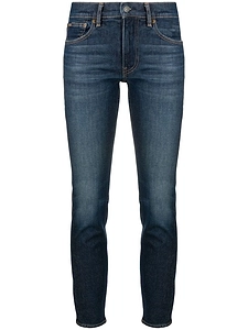 Polo Ralph Lauren Logo Patch Cropped Skinny Jeans