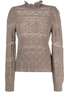 Polo Ralph Lauren Ruffle Collar Long-Sleeved Jumper