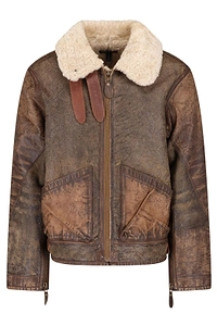Polo Ralph Lauren Shearling Collar Aviator Jacket