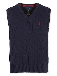 Polo Ralph Lauren Kids V-Neck Knitted Vest