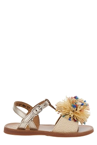 Pom D'api Plagette Pompom Flat Sandals