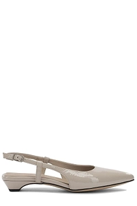 Pomme D'or Low Heel Slingback Pumps