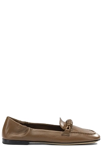 Pomme D'or Knotted Vamp Flat Shoes