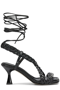 Pons Quintana Braided Lace-Up Heeled Sandals
