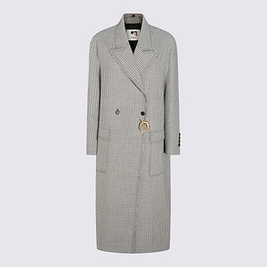 Ports 1961 Checked Double-Breasted Coat