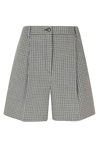 Ports 1961 Checked Tailored Shorts