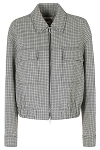 Ports 1961 Checked Wool Bomber Jacket