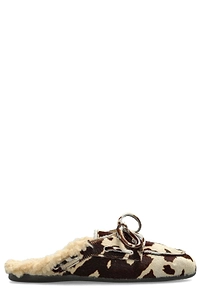 Posa Boat Fur-Lined Mules