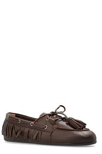Posa Native Tassel Boat Loafers