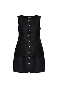 Posse Square-Neck Sleeveless Mini Dress