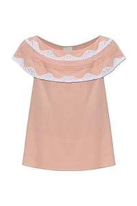 Posse Tabitha Lace Trim Top