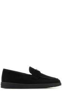 Prada Almond Toe Slip-On Loafers