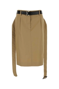Prada Belted Mini Skirt