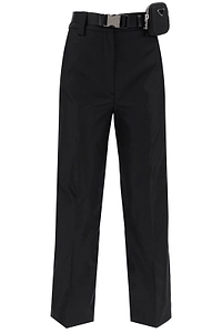 Prada Pouch On Belt Trousers