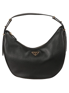 Prada Big Arquã Logo Plaque Tote Bag