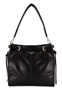 Prada Bonnie Logo Plaque Shoulder Bag