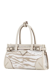 Prada Bonnie Printed Canvas Tote Bag