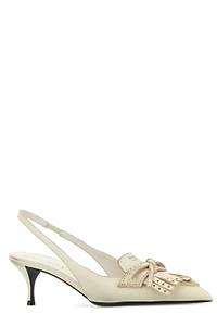 Prada Bow Slingback Heeled Pumps