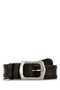 Prada Braided Buckle Belt