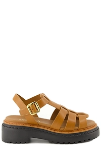 Prada Buckle-Fastened Monolith Sandals