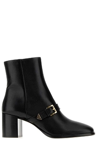 Prada Buckled Ankle Boots