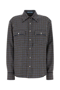 Prada Button-Up Checked Shirt