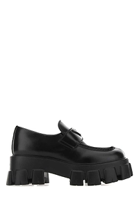 Prada Chunky Sole Penny Bar Loafers