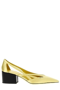 Prada Cut-Out Detailed Pointed Toe Pumps