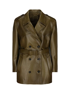 Prada Double-Breasted Belted Coat