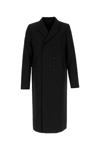 Prada Double-Breasted Long Coat