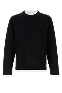 Prada Double-Layered Long-Sleeved T-Shirt