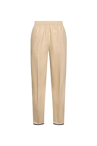 Prada Elastic-Waist Straight-Leg Pants