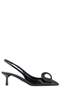 Prada Embellished Slingback Pumps