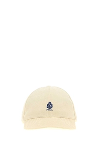 Prada Embroidered Logo Baseball Cap