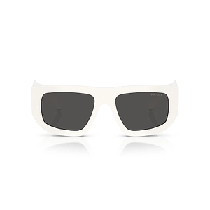 Prada Eyewear Triangle Logo Geometric Frame Sunglasses