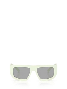 Prada Eyewear Triangle Logo Geometric Frame Sunglasses